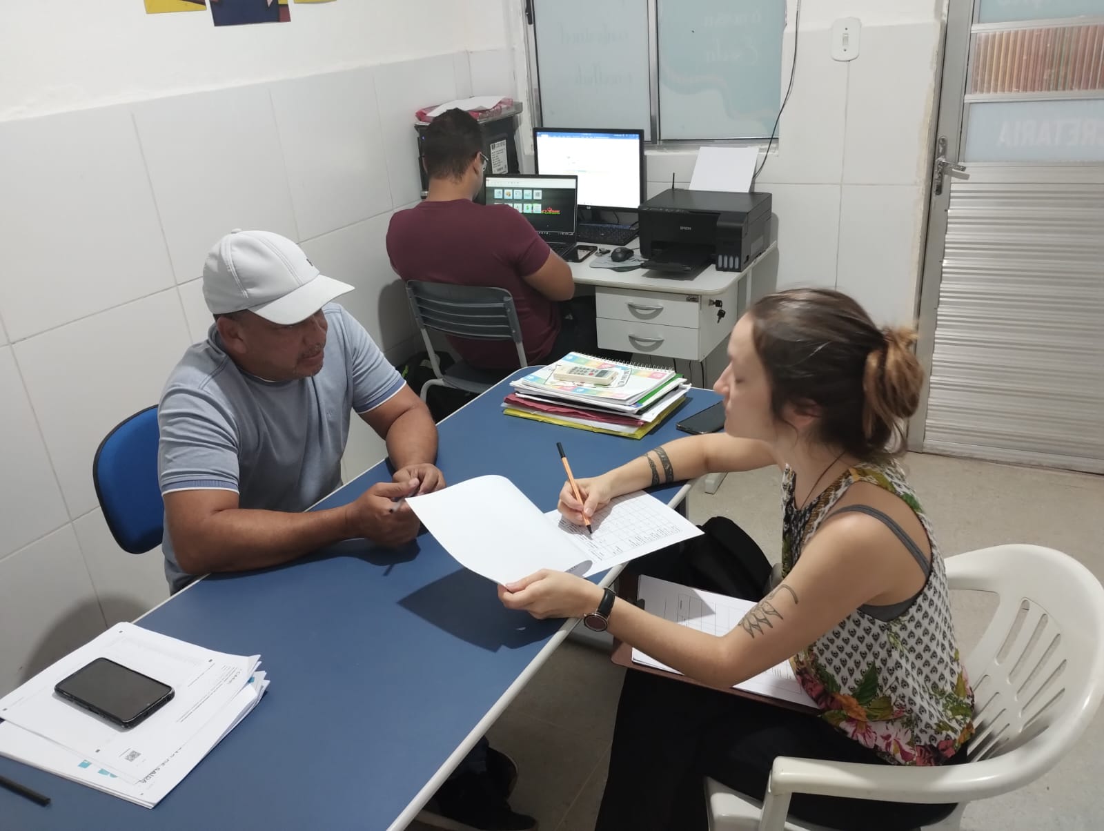 School visits and data collection — 1