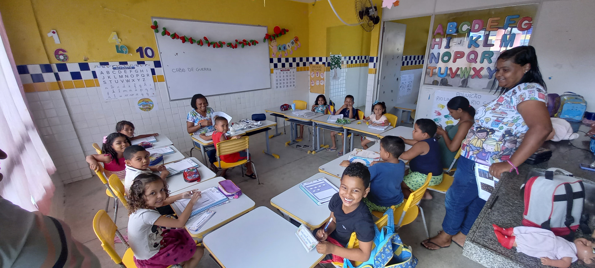 School visits and data collection